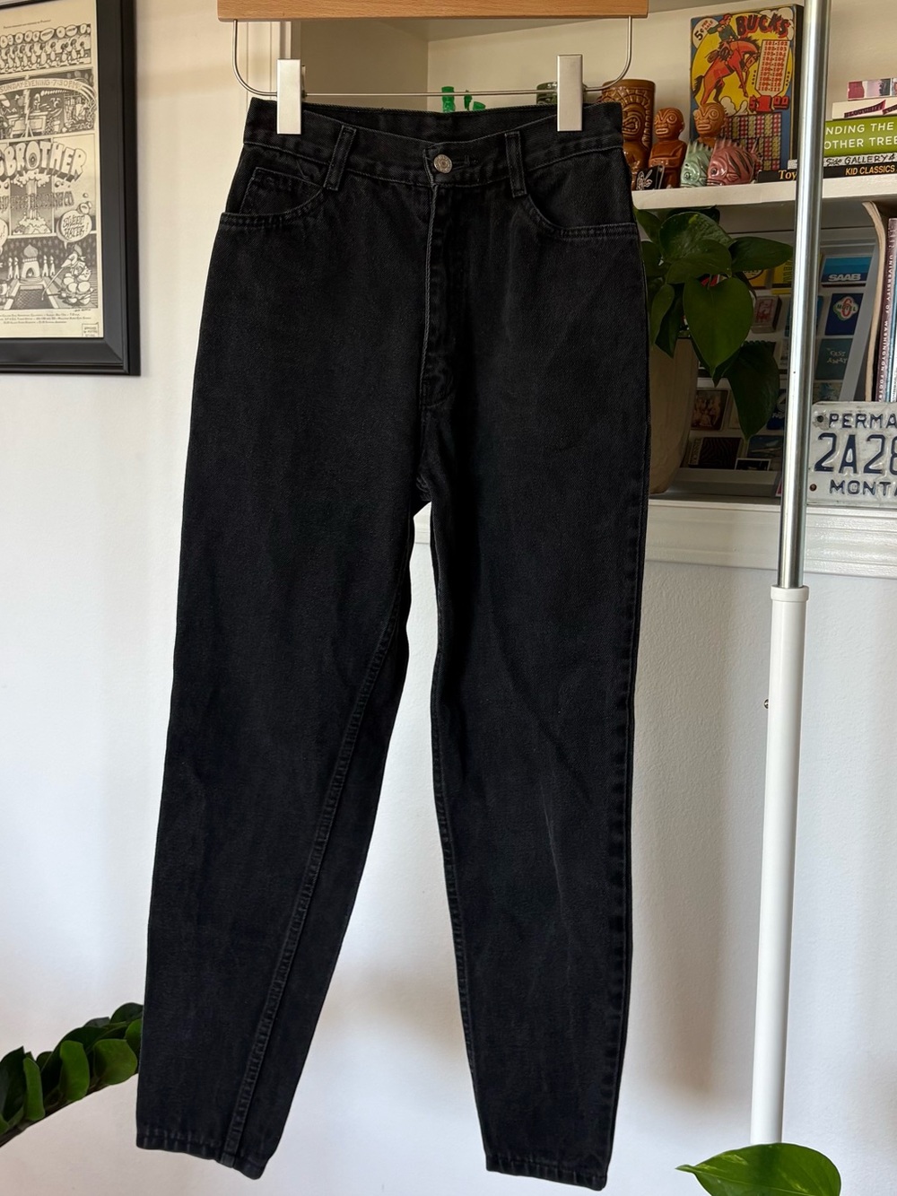 Vintage Jordache Black Washed Denim Jeans